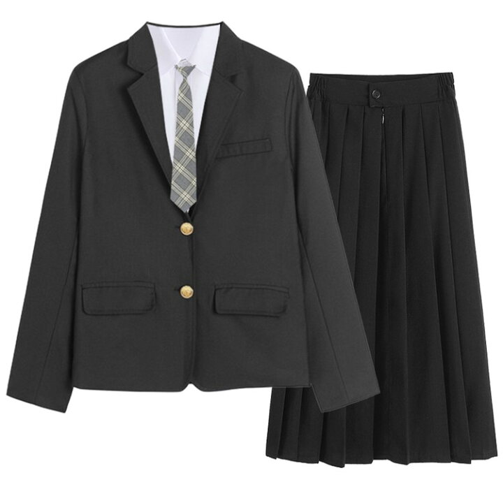 楽天市場】制服 リボン ブレザー スカート 女子高生 セット JK 学生  