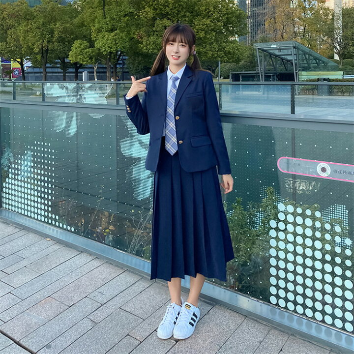 楽天市場】制服 リボン ブレザー スカート 女子高生 セット JK 学生  