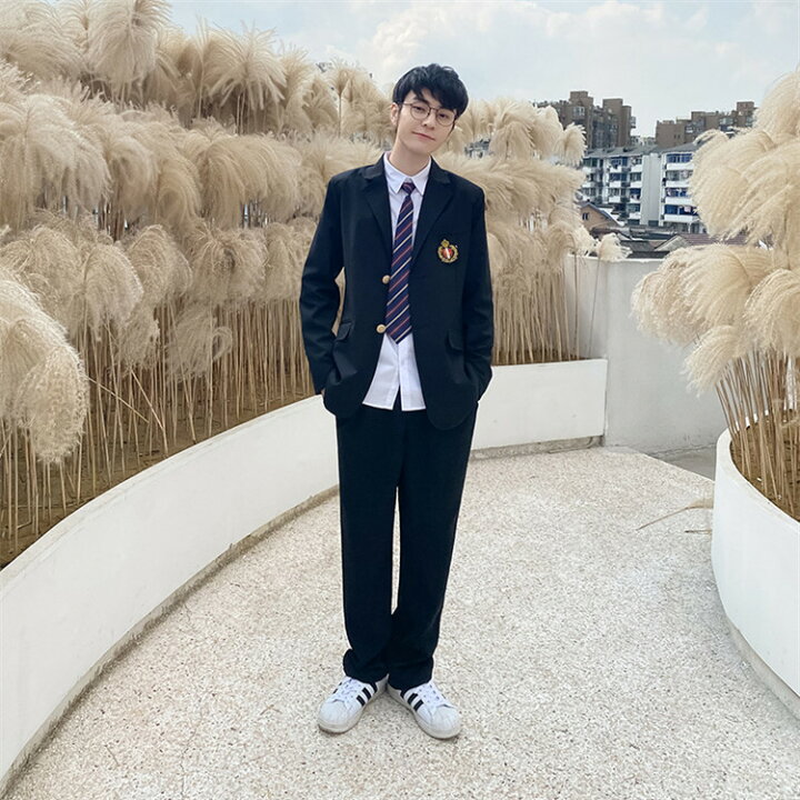 楽天市場】制服 ブレザー メンズ 男子高生 セット JK 学生 スクール 