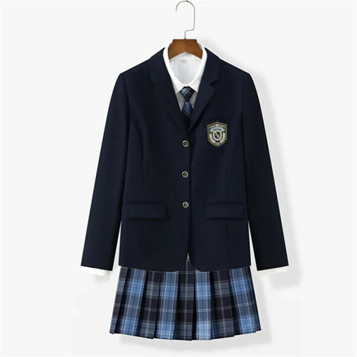 楽天市場】制服 ブレザー スカート チェックスカート 女子高生 セット  