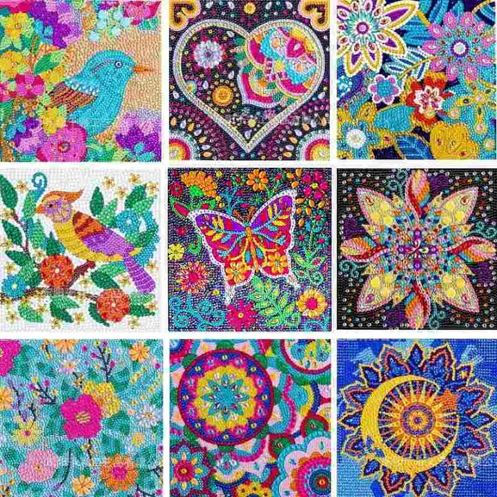 楽天市場】ダイヤモンドアート フレーム付き 初心者 ダイアモンド  