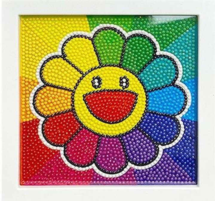 楽天市場】ダイヤモンドアート キット フレーム付き SMILE カラフル 花  