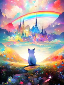 _ChA[g Lbg ㋉ 40×50 ̔ޕ L rainbow city lpr[Y ^  _CAhA[g Zbg _ChyCeBO ABr[Y I[r[Y r[YhJ 