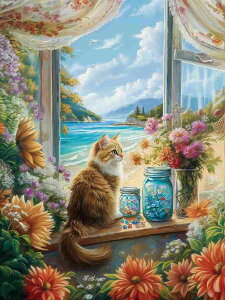 _ChA[g Lbg lpr[Y 40×50 L KXʂƊC̕ Sea Breezes _CAhA[g ABr[Y XNGA _ChyCeBO ㋉ ^ r[Y hJLbg Zbg I[