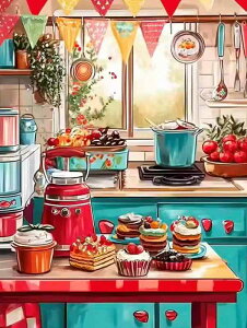 _ChA[g Lbg lpr[Y 40×50 gȃLb`ƃXC[c^Čߌ _CAhA[g ABr[Y XNGA _ChyCeBO ㋉ ^ r[Y hJLbg 