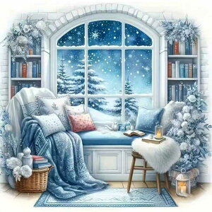 _ChA[g Lbg lpr[Y 40×40 ~̑ Cozy Winter NX}X Lb` ㋉  ABr[Y I[r[X ^ _CAhA[g _ChyCeBO XNGA