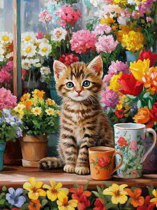 _ChA[g Lbg lpr[Y 40×50 L ԉ Kitty Florist _CAhA[g ABr[Y XNGA _ChyCeBO ㋉ ^ r[Y hJLbg Zbg I[
