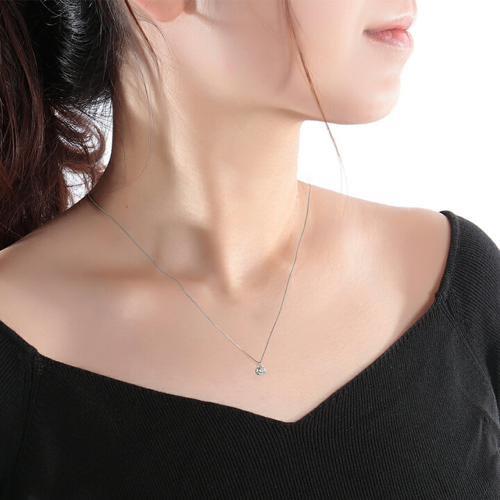 楽天市場】Pt900 Pt850 プラチナ ダイヤモンド ネックレス 0.3ct 0.5ct 