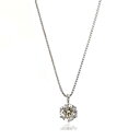 【鑑別付】pt900 pt850 プラチナ ダイヤモンド ネックレス ダイヤネックレス一粒 ダイヤのネックレス ダイアネックレス 0.4ct ダイヤ一粒ネックレス 妻への結婚記念日 誕生日 女性 プレゼント ダイヤ ダイアモンド 鑑別書 0.4カラット / Iクラス 6本爪 チェーンネック