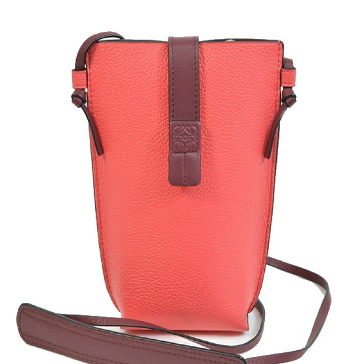 楽天市場】【美品】ロエベ ショルダーバッグ ゲートポケット フォン  