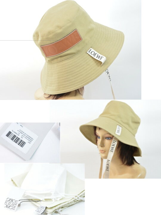 楽天市場】【未使用品】ロエベ バケットハット フィッシャーマンハット