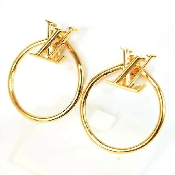 楽天市場】【美品】ルイヴィトン M00763 ピアス LV エクリプス 