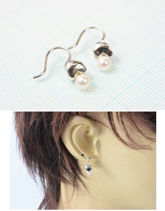 楽天市場】【美品】ミキモト K18WG パール ピアス : サクララウンジ 