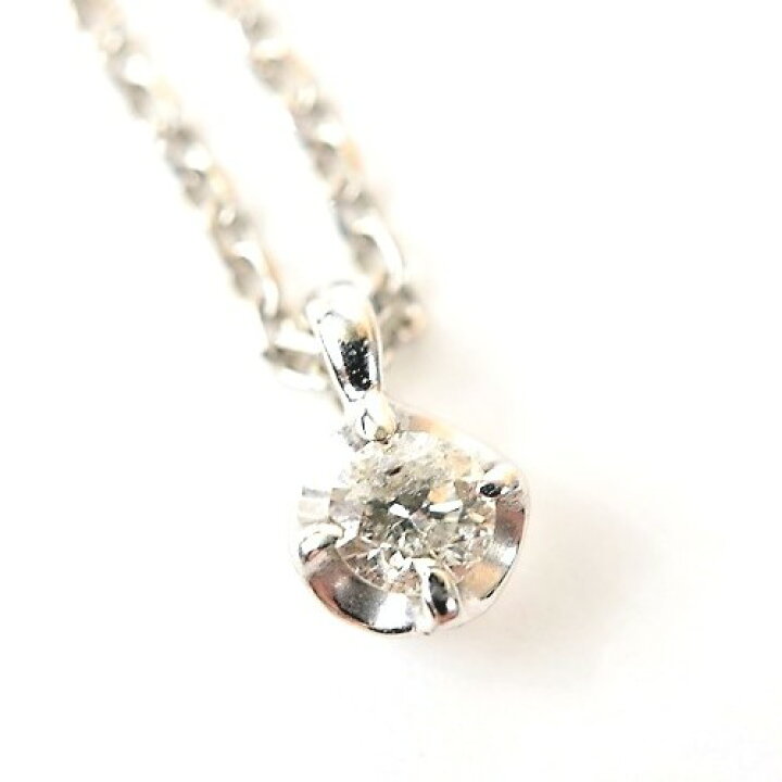 楽天市場】4℃ ヨンドシー K10 WG ダイヤ ネックレス【美品】【送料無料 