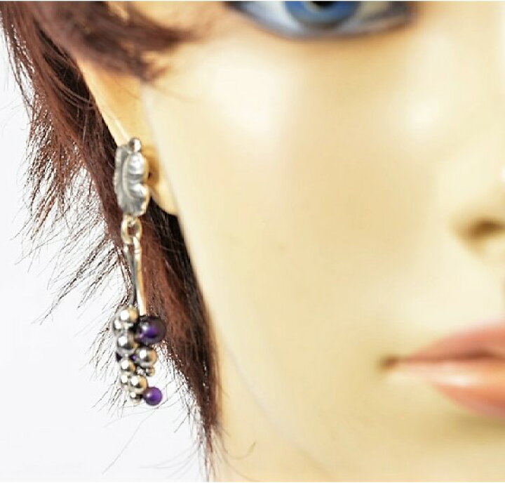 楽天市場】ジョージジェンセン ムーンライトグレープ ピアス 【美品 