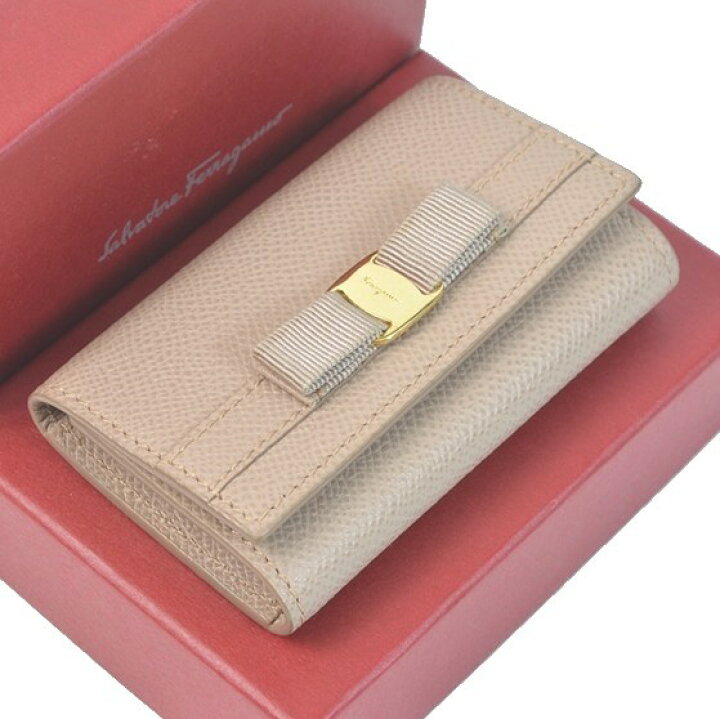 楽天市場】フェラガモ キーケース ヴァラ リボン 【美品】 : サクラ 