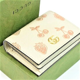 【美品】 グッチ　財布　二つ折り　コンパクト　456126