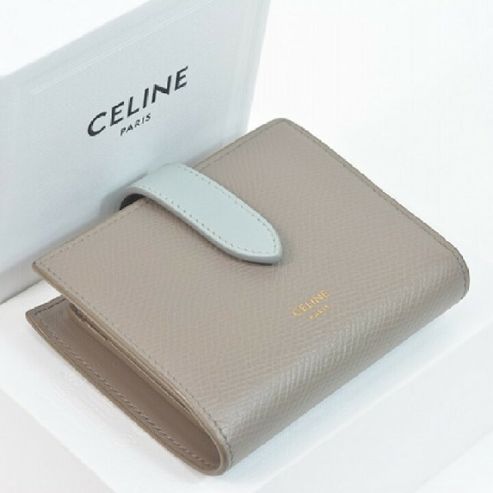 楽天市場】【超美品】セリーヌ CELINE 財布 二つ折り スモール 