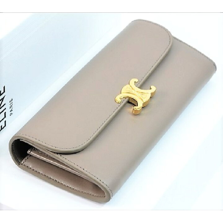 楽天市場】【新品同様】セリーヌ 財布 ラージトリオンフウォレット 