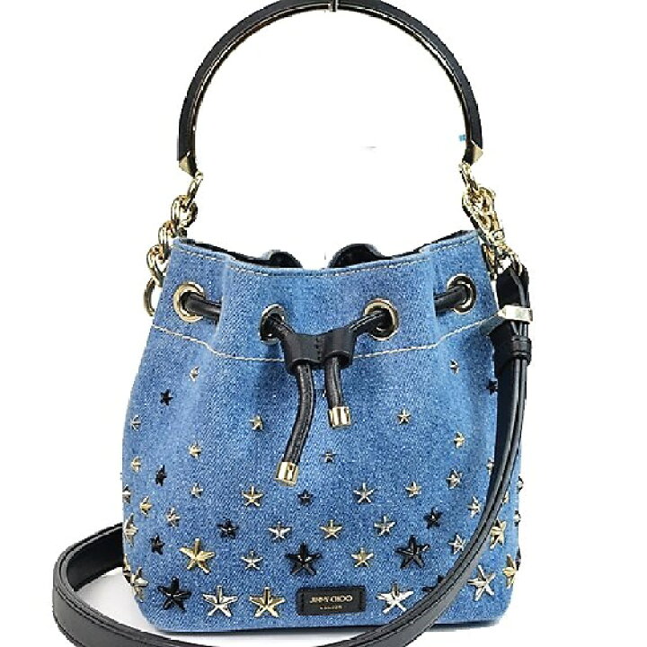 楽天市場】【超美品】ジミーチュウ バッグ ボンボン バケット 2WAY 