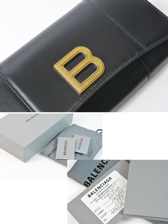 楽天市場】バレンシアガ アワーグラス 財布 二つ折り長財布 【未使用  