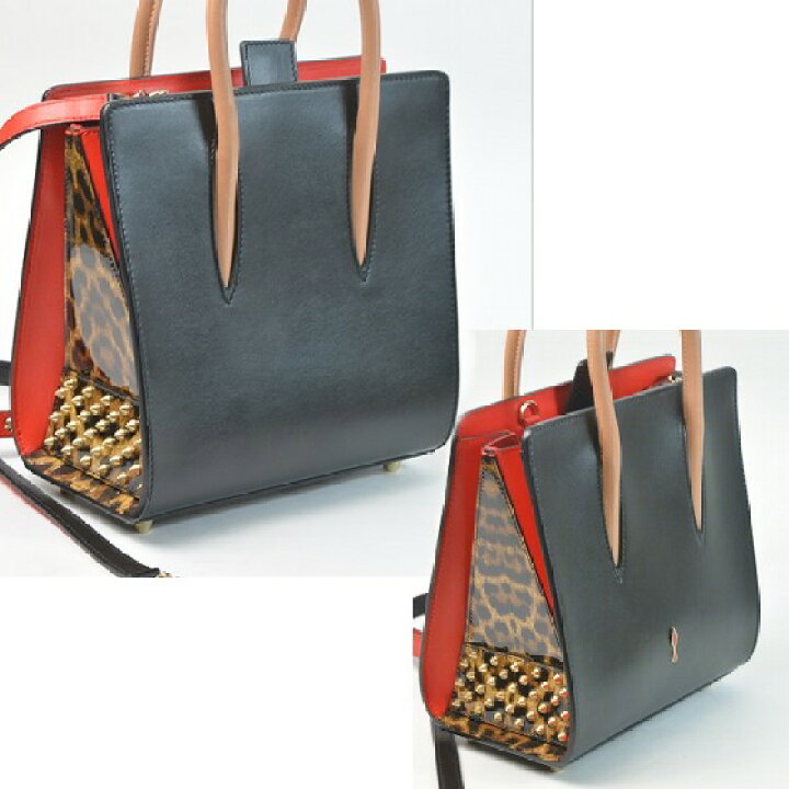 楽天市場】【美品】クリスチャンルブタン バッグ パロマスモール 2way 
