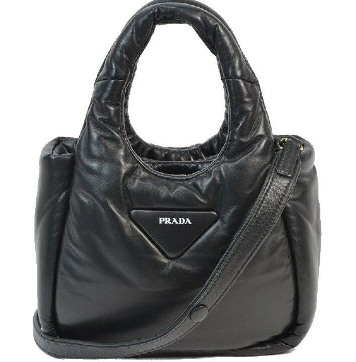 楽天市場】【新品同様】プラダ 1BA359 ソフト パデッド ナッパレザー  