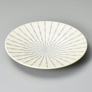 蒼雪十草 30cm 9.5寸 浅鉢 29.5x6cm 日本製