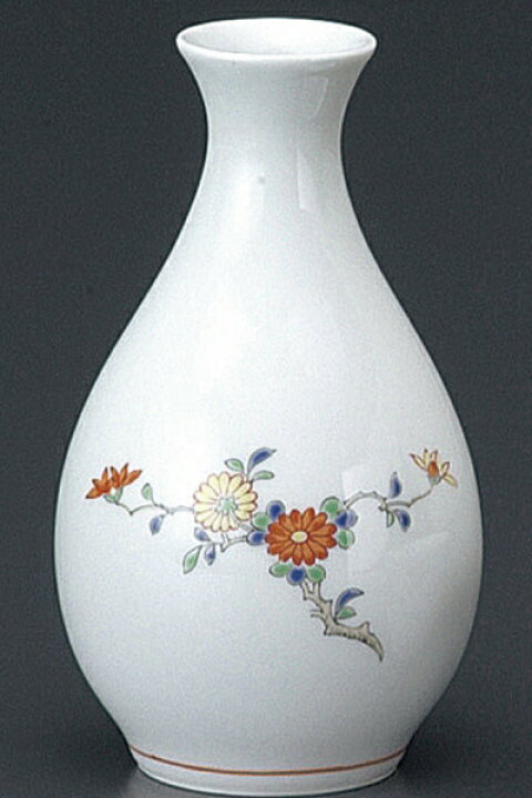 楽天市場】柿右衛門写 200cc 徳利有田焼 上品な赤絵の美しい菊画文様 