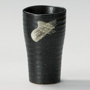 黒漣 一口 ビールカップ 6.3x10.5cm 160cc 日本製 ひと口サイズの小さめフリーカップ ビアカップ
