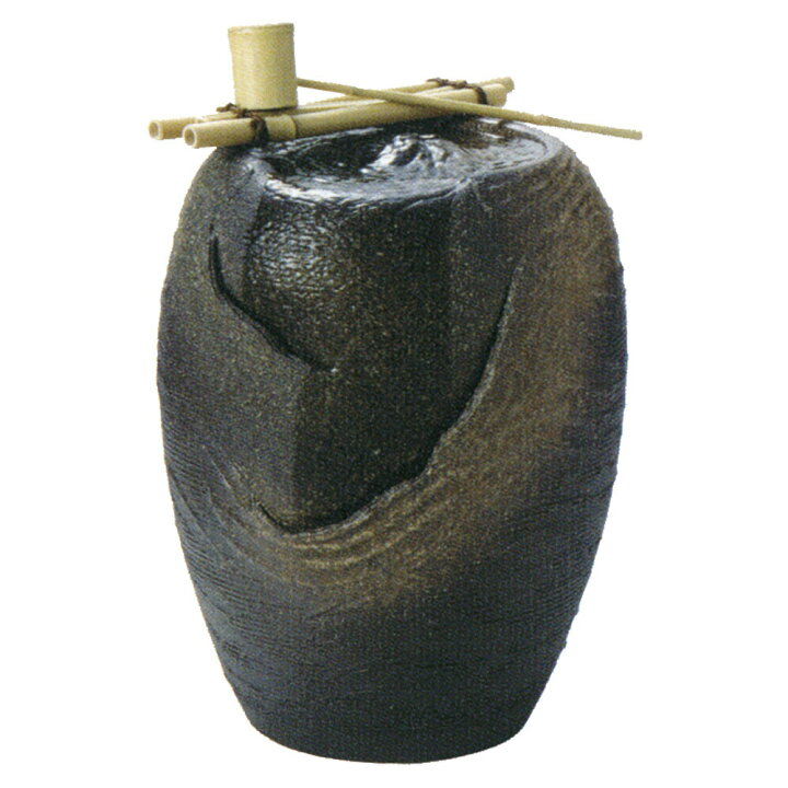 楽天市場】湧水 38cm つくばい 小 信楽焼 30x38cm : 産地問屋の 
