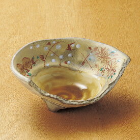 春秋画 16.5cm 半切 向付鉢　16.5x13.5x5.8cm　日本製 変形皿