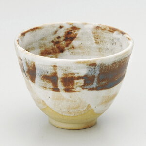 志野釉たたき 煎茶碗 8.2x6.2cm 煎茶 緑茶 ほうじ茶 湯呑 汲出し碗 日本製