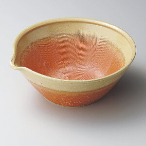 鴇伊賀 22cm 櫛目鉢 すり鉢22.8x22x9cm 下ごしらえの擂る おろす 潰す 絞る作業は安全な日本製食器で