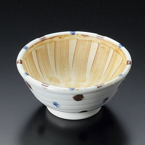 12cm 2色点紋 すり鉢 納豆小鉢 12x5.6cm 納豆鉢 ごますり ドレッシング 卓上でも素敵なスリ小鉢 下ごしらえの擂る おろす 潰す 絞る作業は安全な国産食器で日本製の逸品