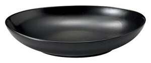 黒 エクシブ 26cm パスタ & カレーベーカー日本製黒釉が美しいシンプルカフェ食器スパゲッティ スープ エスニックヌードル カレーベーカーに