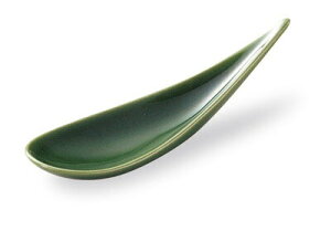 織部 ガーニッシュ 14cm ドロップトレー日本製 美濃焼の陶製スプーン 洋風レンゲオードブル ワンスプーン カナッペ フレンチ コース料理 パーティー 前菜の食器