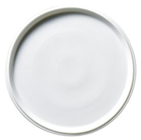 チャンバーchamber 24cm サークル皿特白磁 24x2.3cm エッジの利いたシャープなリム ワンプレートディッシュ フラットプレート 盛り合わせのお皿