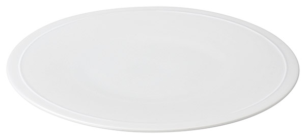 フレンチプレート <BR>ベルグランホワイト 27cm ディナー皿<br>27.2ｘ1.7cm 日本製<br>