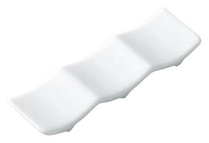 プレノ トリプル レスト 白 9.5x2.9x0.9cm 特白磁 日本製