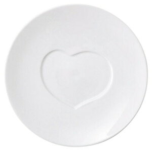 リベラル 27cm インハートディナー 皿 特白磁日本製 自由な発想とデザイン ハート型 LOVEプレート