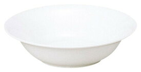 ロイヤルセラム 17cm サラダ & オートミル皿 ( 白磁強化食器 )