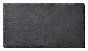 スレート 23cm 長角皿23x13x0.9cm 天然石製プレート&トレー汚れ防止コーティング加工アンティパスト オードブル 前菜 チーズ盛り合わせ スクエアプレート