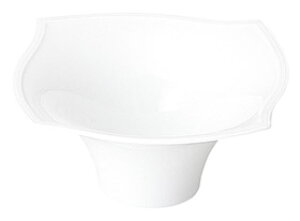 PASTURE 15cm トールボウル15.2x6.9cm 300cc 特白磁個性的 洗練されたデザイン おしゃれな白いお皿フラッペ シリアル フルーツカクテル 冷製スープ パフェデザート サラダ 多目的に使える中サイズ