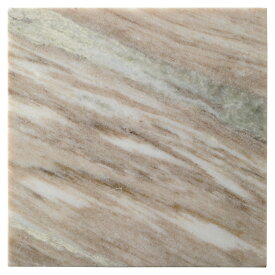 天然石 ベージュ 24cm スクエアプレート 24.3x1.2cm 大理石 正角皿 インド製テーブル傷つき防止用スポンジ付 ゴージャスなテーブルコーディネイトに