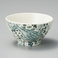 海のなかまたち ごはん茶碗11x6cm 美濃焼 日本製