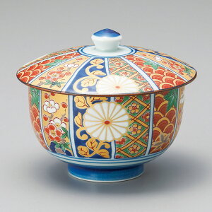 金彩伊万里 蓋付煎茶 10x8.5cm 煎茶碗 蓋付湯呑 蓋付汲出 日本製