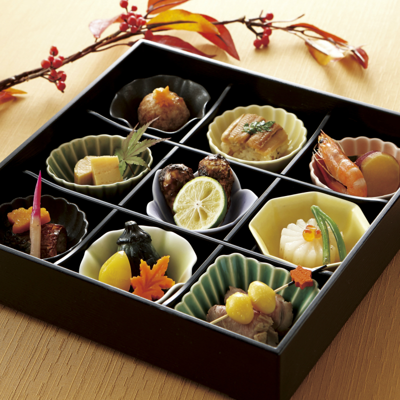 【楽天市場】松花堂弁当 ９品盛セット「月」 蓋付9仕切箱と小鉢9点 