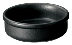 黒 8cm ミニ バル8x2.6cm 日本製 美濃焼 直火可 オーブン可 レンジ可ナッピー デザート オイル皿としても 直火で使える 耐熱ココット