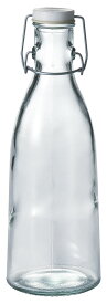 1L ボテラ ウォーターボトル (スペイン製)9.5x28cm 機械栓つきガラスボトル ワインボトル アイスティー ドリンクボトルにカフェ ダイナー バル トラットリア ピッツェリア用品